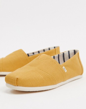 Toms Espadrilles Ochre Canvas Žute - Muške Cipele | 52089FCPJ